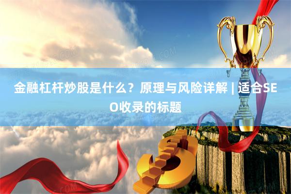 金融杠杆炒股是什么？原理与风险详解 | 适合SEO收录的标题